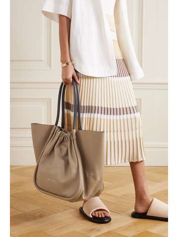 PROENZA SCHOULER Sac à main en cuir à fronces XL