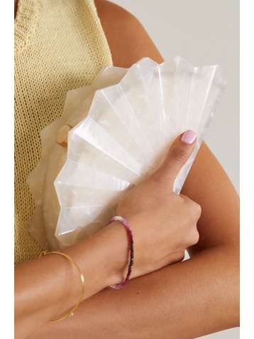 CULT GAIA Esme acrylic clutch
