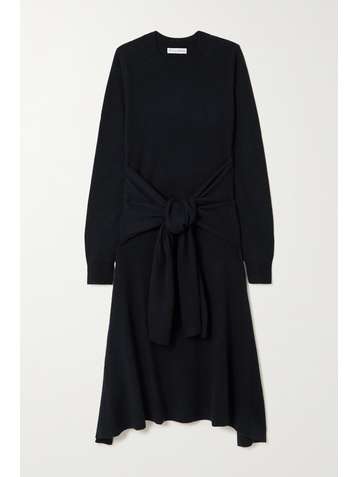 JW ANDERSON Tie-front wool midi dress