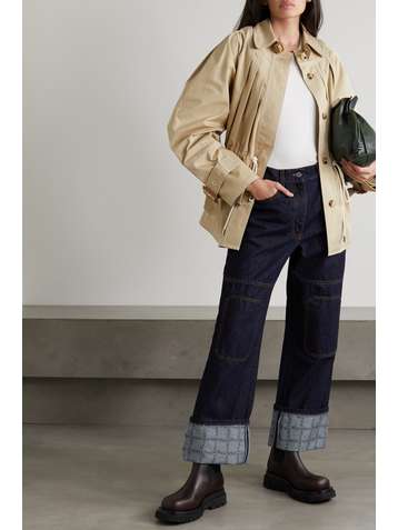 JW ANDERSON Gathered cotton-twill jacket