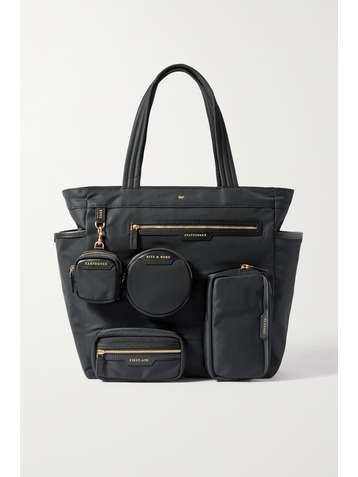 ANYA HINDMARCH Working From Home leather-trimmed recycled shell tote