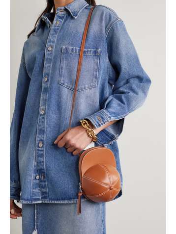 JW ANDERSON Cap leather shoulder bag
