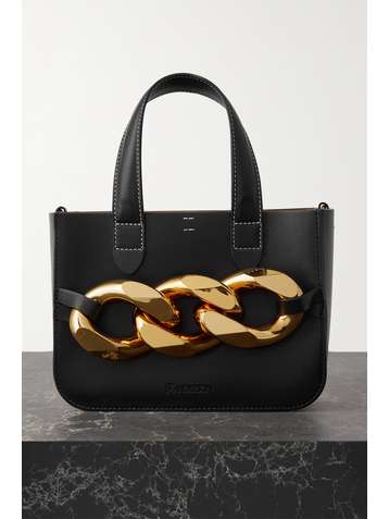 JW ANDERSON Chain small leather tote bag