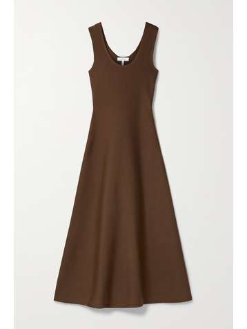 CASASOLA Alida silk-blend midi dress