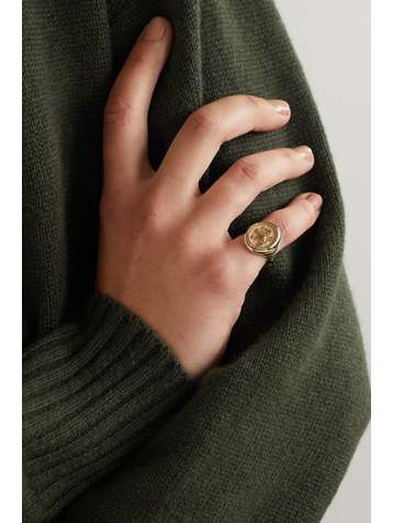 RETROUVAÍ Grandfather Fantasy 14-karat gold ring
