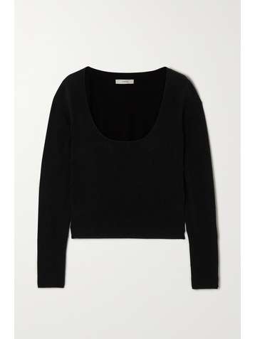 VINCE Pull en cachemire brossé