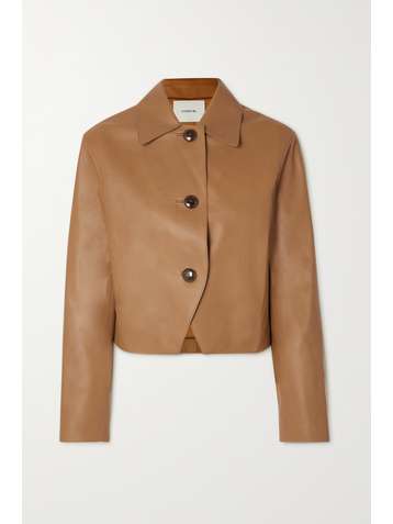 VINCE Veste raccourcie en cuir