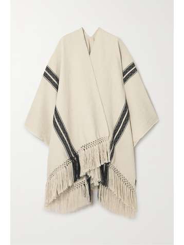 ÀCHEVAL PAMPA Llama and wool-blend jacquard wrap