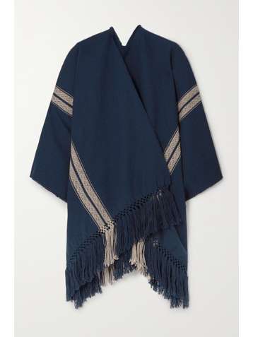 ÀCHEVAL PAMPA Llama and wool-blend jacquard wrap