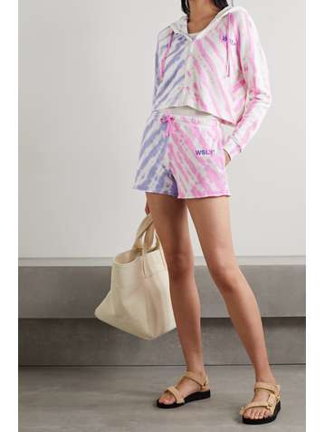 WSLY Short en jersey de coton biologique mélangé tie & dye The Ecosoft
