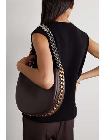STELLA MCCARTNEY The Frayme medium vegetarian leather shoulder bag