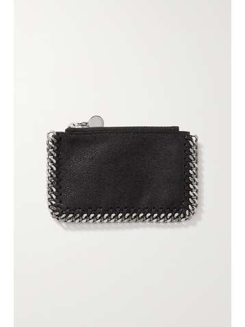 STELLA MCCARTNEY The Falabella vegetarian brushed-leather cardholder