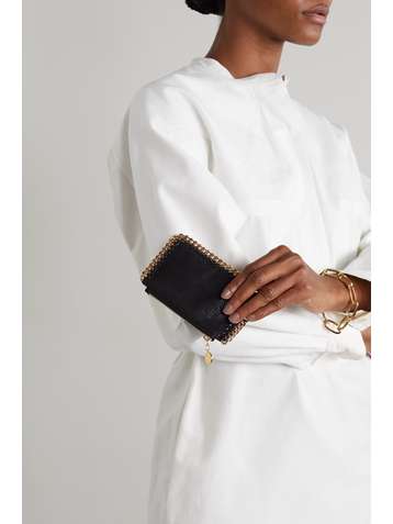 STELLA MCCARTNEY The Falabella vegetarian brushed-leather cardholder