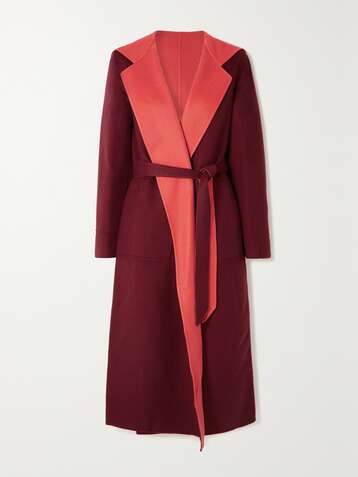 LORO PIANA Stefan reversible belted cashmere coat
