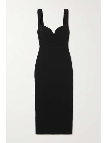 ALEX PERRY Spencer crepe midi dress