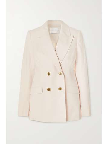 REBECCA VALLANCE Blazer à double boutonnage en coton mélangé Verano
