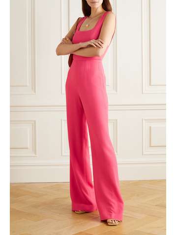 SALONI Jules crepe jumpsuit