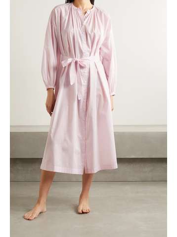 POUR LES FEMMES Mona Nachthemd aus Baumwoll-Voile