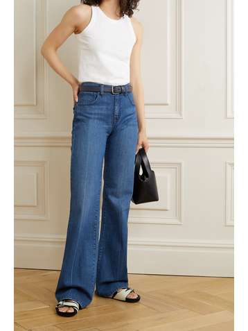 NILI LOTAN Celia high-rise straight-leg jeans