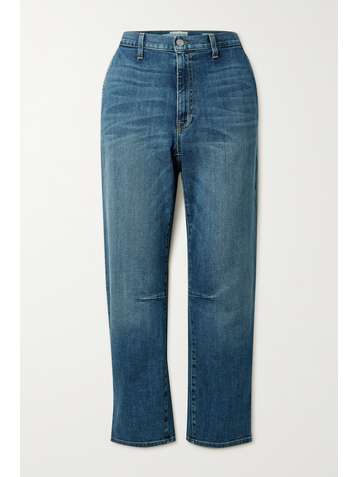 NILI LOTAN Carpenter high-rise tapered jeans