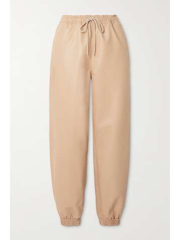 STELLA MCCARTNEY Kira vegetarian leather track pants
