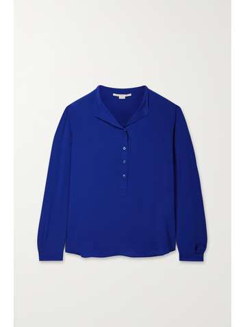 STELLA MCCARTNEY Eva silk crepe de chine blouse