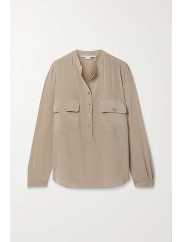 STELLA MCCARTNEY Silk crepe de chine blouse