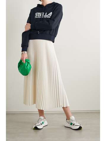 STELLA MCCARTNEY Scuba printed tech-jersey hoodie