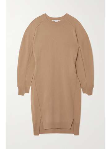 STELLA MCCARTNEY Asymmetric wool mini dress