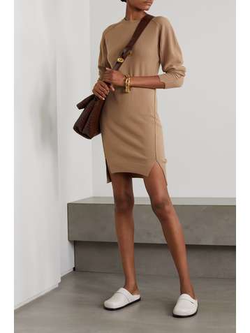 STELLA MCCARTNEY Asymmetric wool mini dress
