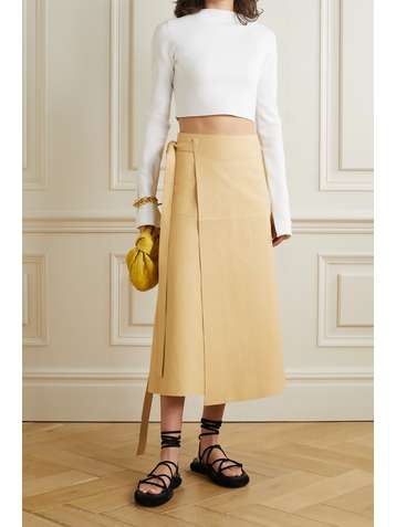PROENZA SCHOULER Leather wrap skirt