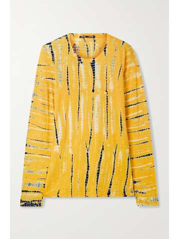 PROENZA SCHOULER Haut en jersey de coton tie & dye