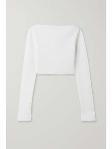 PROENZA SCHOULER Haut raccourci en mailles stretch