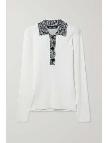 PROENZA SCHOULER Polo en mailles côtelées
