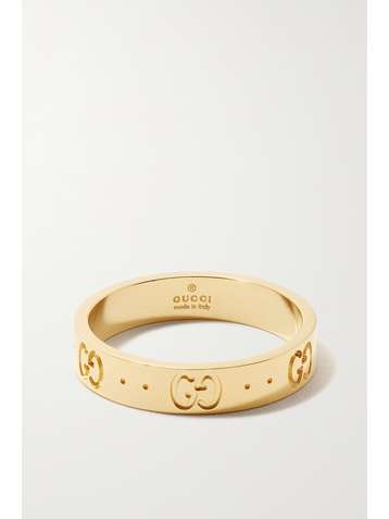 GUCCI Icon 18-karat gold ring