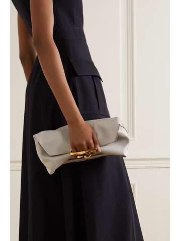 ALEXANDER MCQUEEN Sculptural Beutel aus Leder
