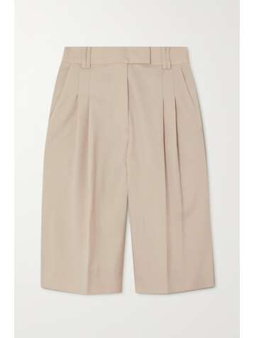 BY MALENE BIRGER Raemoe pleated twill shorts
