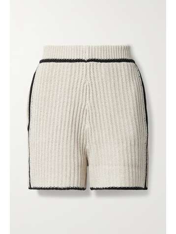 BY MALENE BIRGER Catua ribbed-knit shorts
