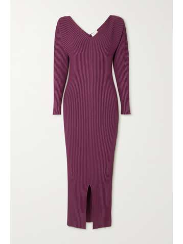BY MALENE BIRGER Ocotea ribbed-knit maxi dress