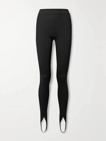 TOM FORD Ribbed cashmere-blend stirrup leggings
