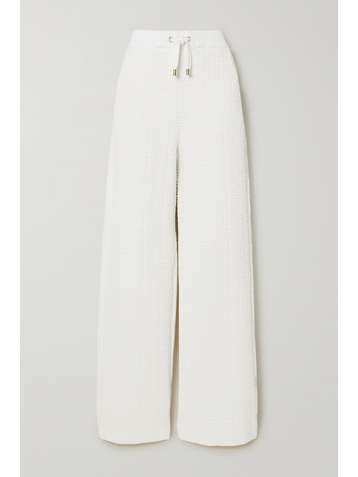 BALMAIN Pantalon de survêtement en jersey gaufré