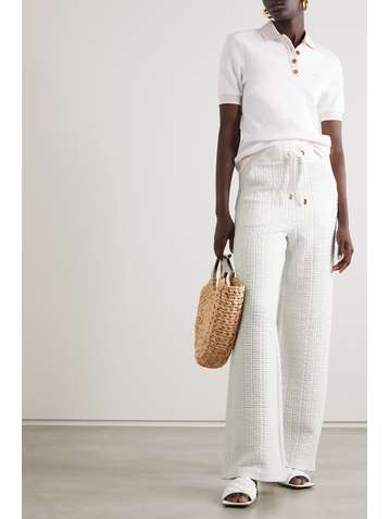BALMAIN Pantalon de survêtement en jersey gaufré
