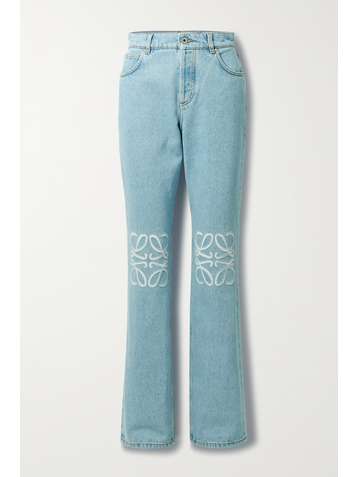 LOEWE Hoch sitzende Jeans mit geradem Bein und Logodetails