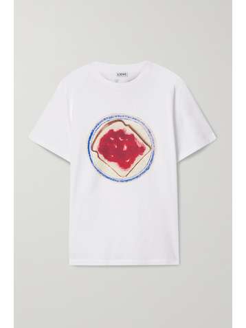 LOEWE T-Shirt aus Baumwoll-Jersey mit Print