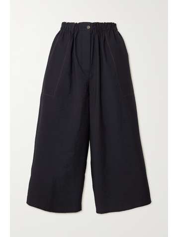 LOEWE Hose mit weitem Bein aus einer Baumwollmischung mit Fransen