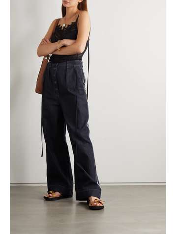 LOEWE High-rise wide-leg jeans