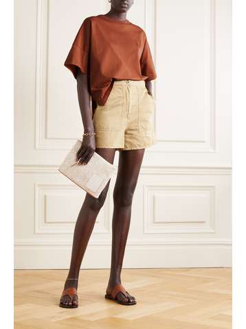 LOEWE Embroidered cotton-jersey T-shirt