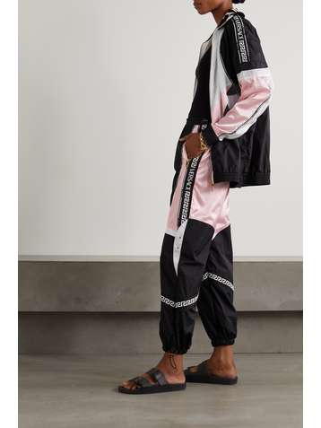 VERSACE Jogginghose aus Shell und Satin