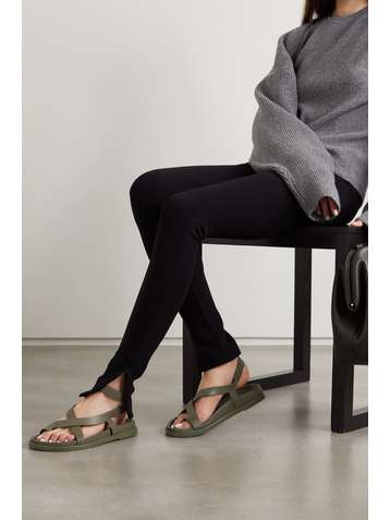 PORTE & PAIRE Sandales en cuir x Frankie Shop