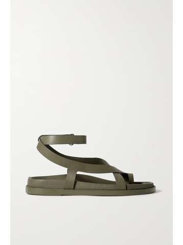 PORTE & PAIRE Sandales en cuir x Frankie Shop